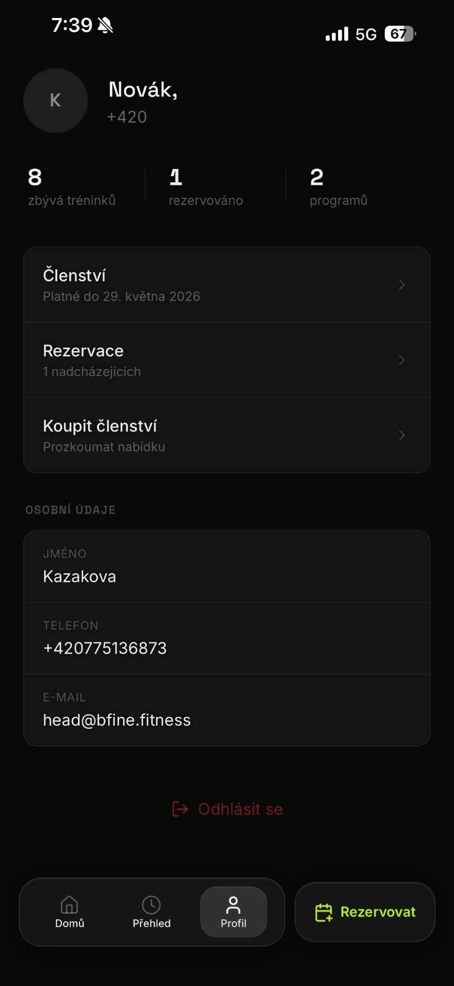 BFine Profil